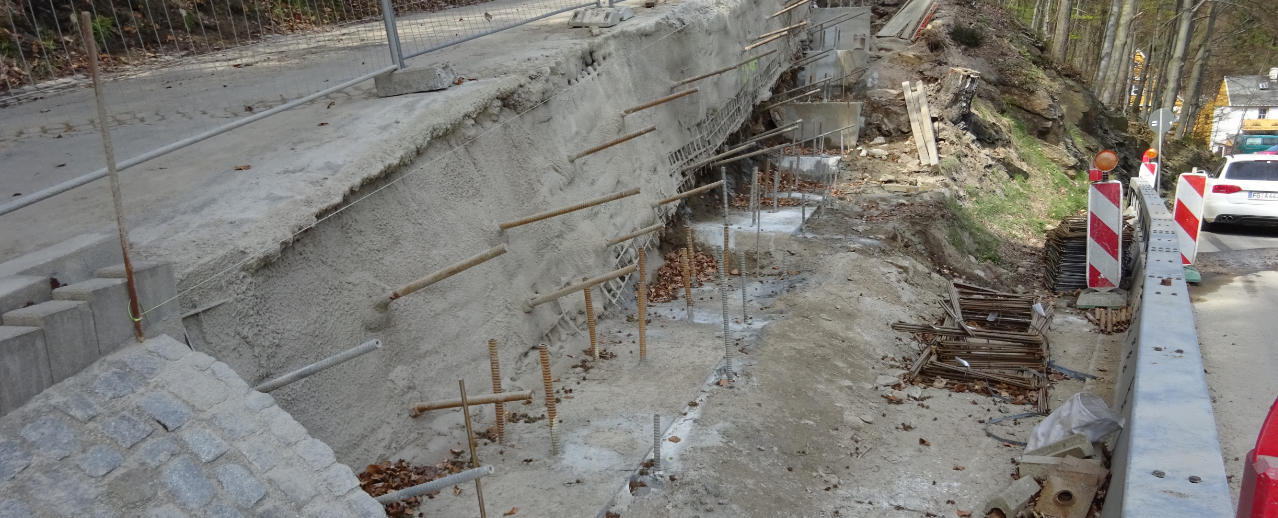 Baumaßnahme Baustelle