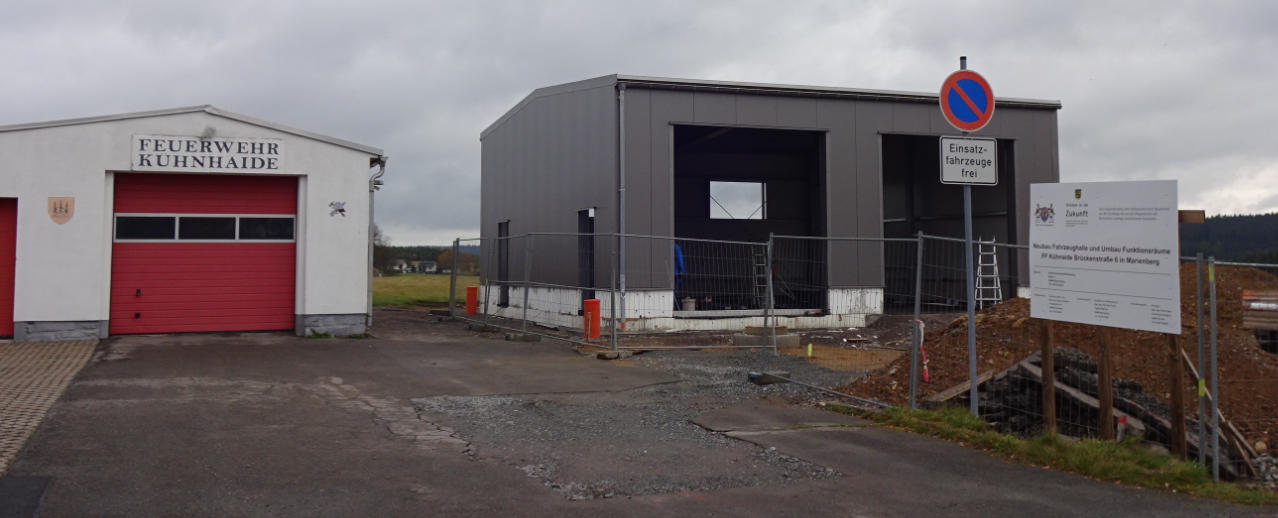 Baumaßnahme Feuerwehrgerätehaus Kühnhaide