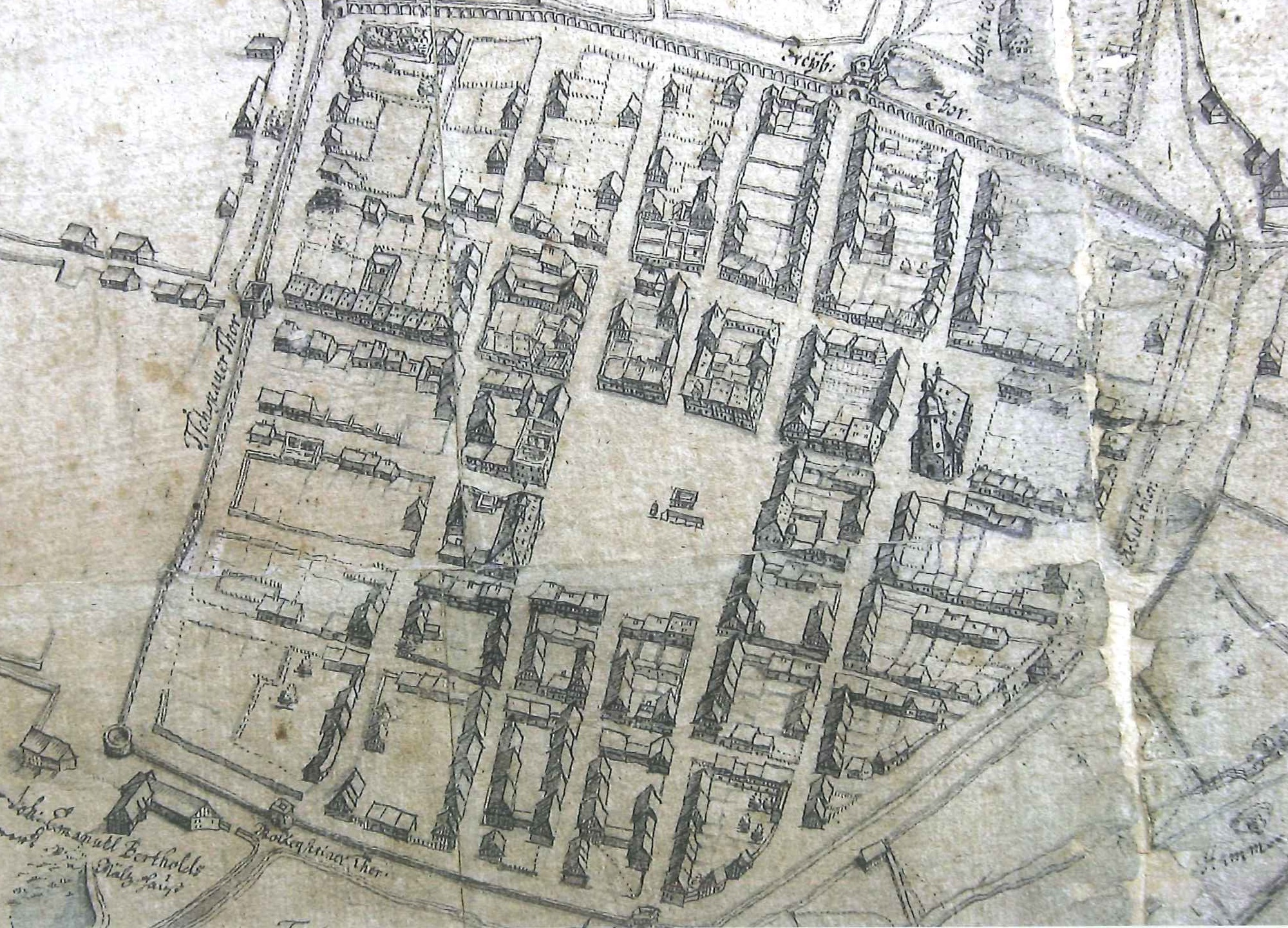 Stadtgrundriss Marienberg